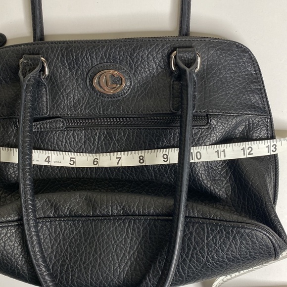 Carol Little Black Vegan Shoulder Bag EUC - Picture 8 of 10